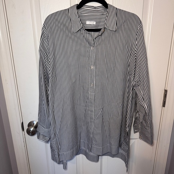 J. Jill Striped Tunic Top - Picture 2 of 15